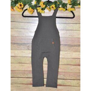 NWT Kidwild Organics 12-18M Boy's Baby Dark Slate Gray Overall Jumpsuit Cotton